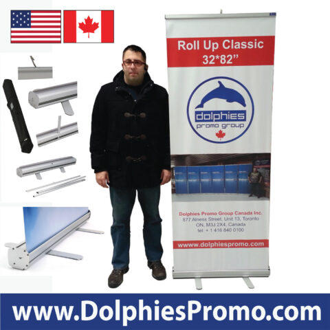 Roll Up Classic 32*82″ (RC 1) + Printed Banner