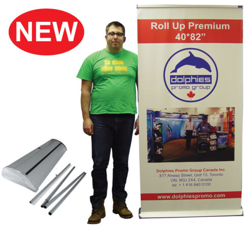 Roll Up Premium 40*85″ (RP 2) + Printed Banner